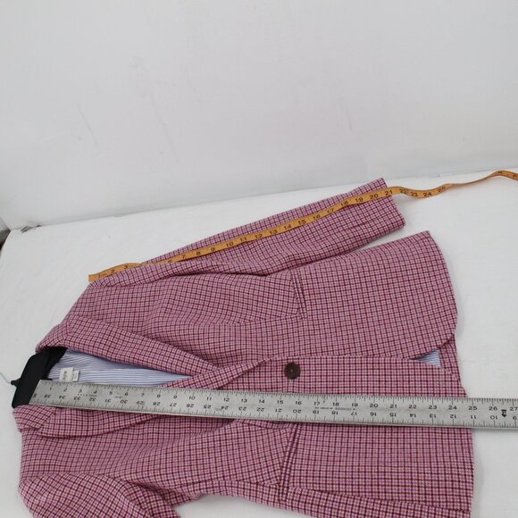 J Crew Blazer Women 00P Plaid Houndstooth One Button Wool Blend Classic tweed - Picture 8 of 12